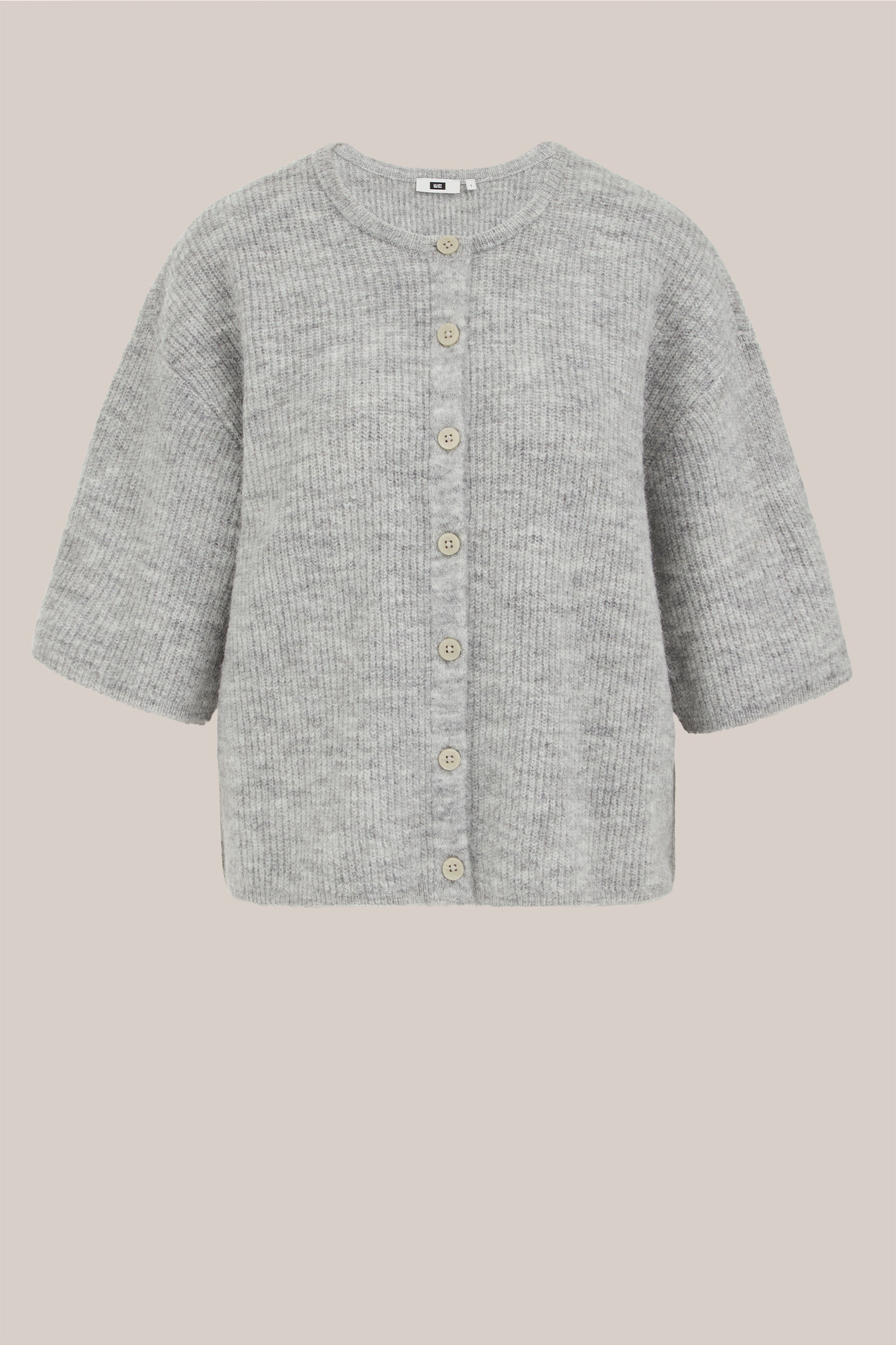 Damenstrickjacke mit Strukturmuster
