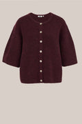 Damenstrickjacke mit Strukturmuster