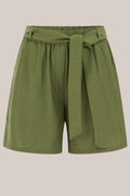 Weite Damen-Short mit Gürtel